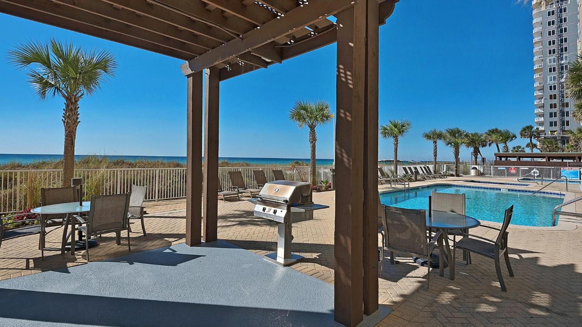 Parking Included-Beachfront 2Bd Ocean Villa! Gorgeous Amenities, Private Complex Panama City Beach Exterior photo