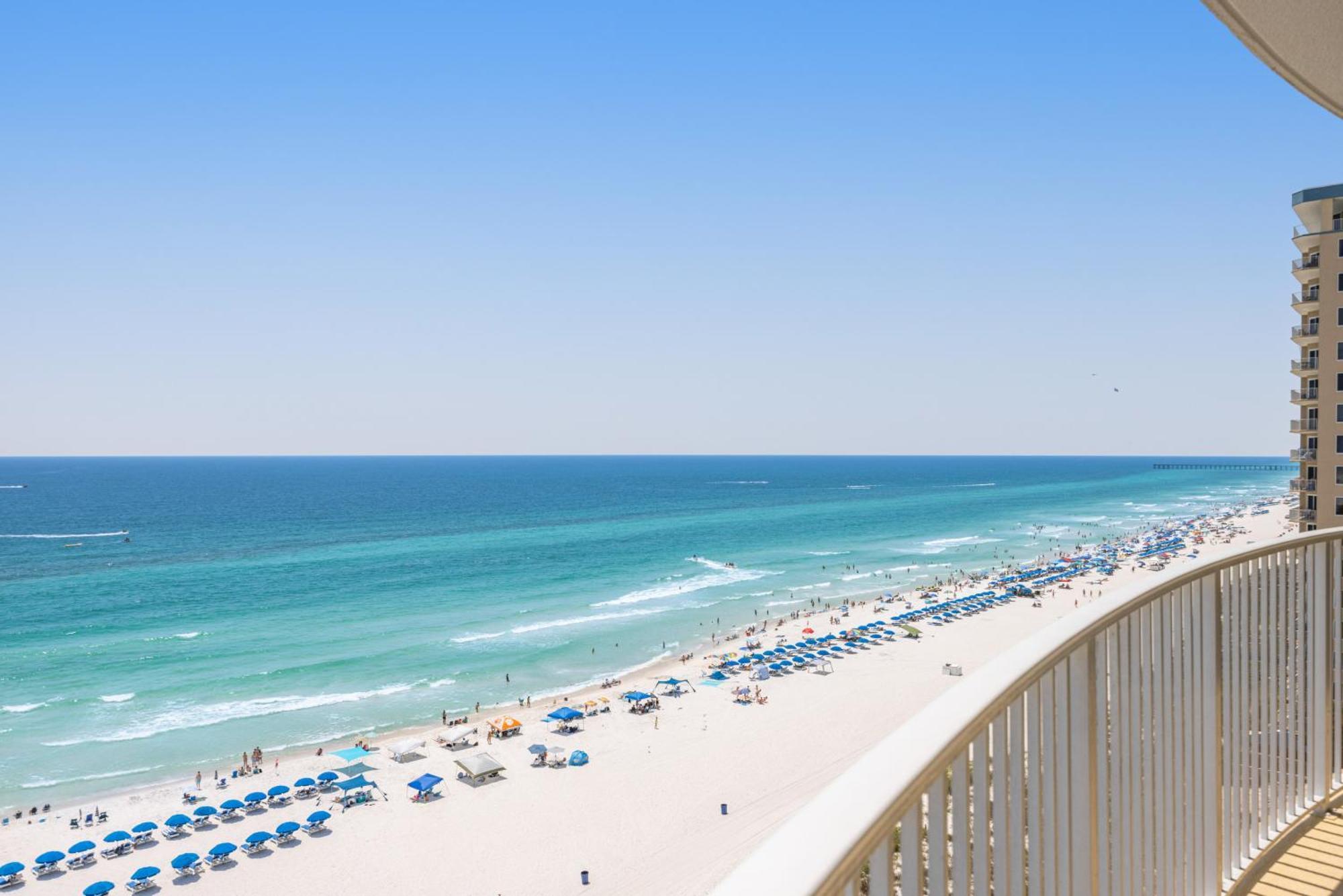 Parking Included-Beachfront 2Bd Ocean Villa! Gorgeous Amenities, Private Complex Panama City Beach Exterior photo